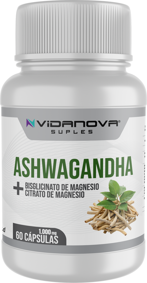 Ashwagandha + Magnesio 1000mg 60 CAPS