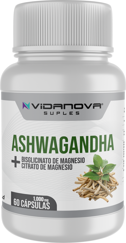 Ashwagandha + Magnesio 1000mg 60 CAPS