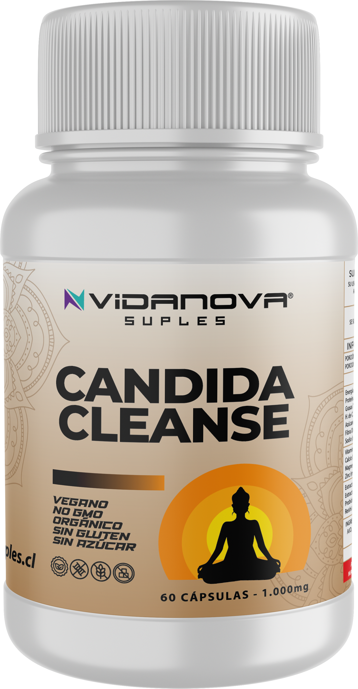 CANDIDA CLEANSE 1000MG 60 CAPS