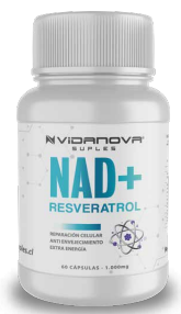 NAD + RESVERATROL 1000MG 60 CAPS