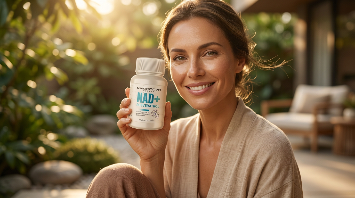 NAD + RESVERATROL 1000MG 60 CAPS